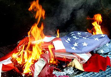 Founding fathers flag burning