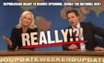 Republicans spending national debt